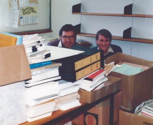 Peter and Steve in office